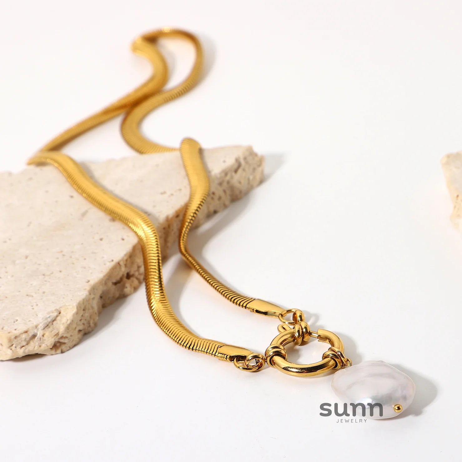 Doreen Gold Heart Layered Necklace