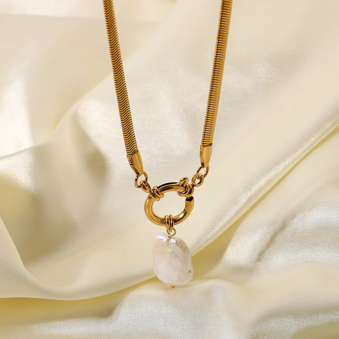 Doreen Gold Heart Layered Necklace