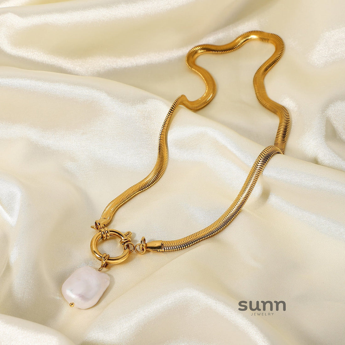 Doreen Gold Heart Layered Necklace