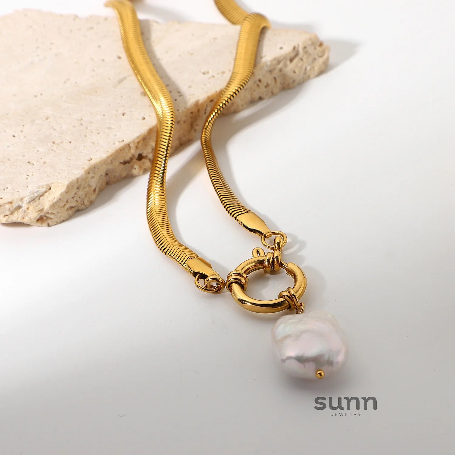 Doreen Gold Heart Layered Necklace