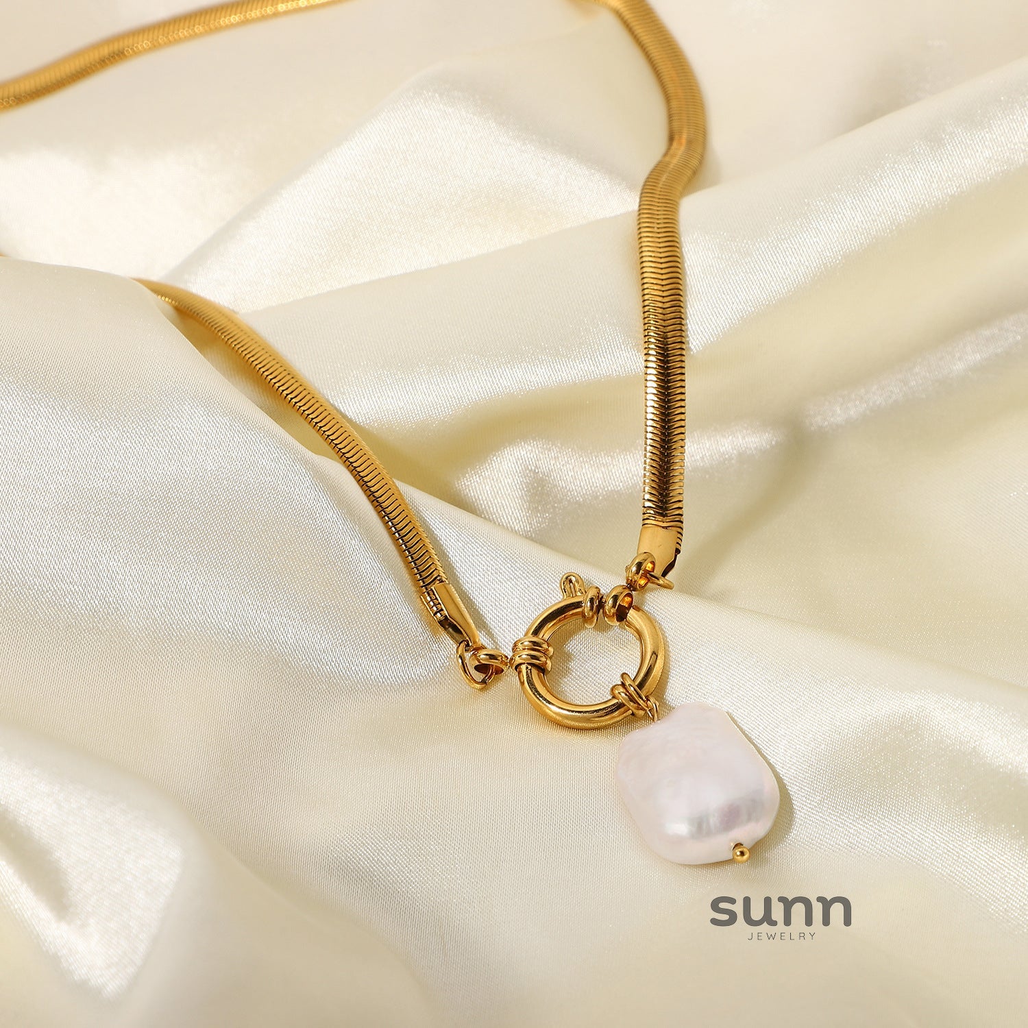 Doreen Gold Heart Layered Necklace
