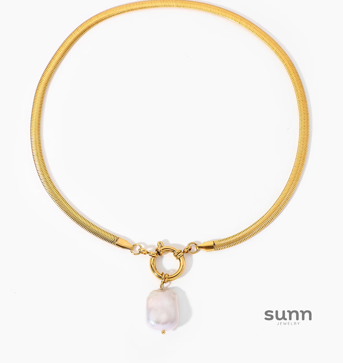 Doreen Gold Heart Layered Necklace