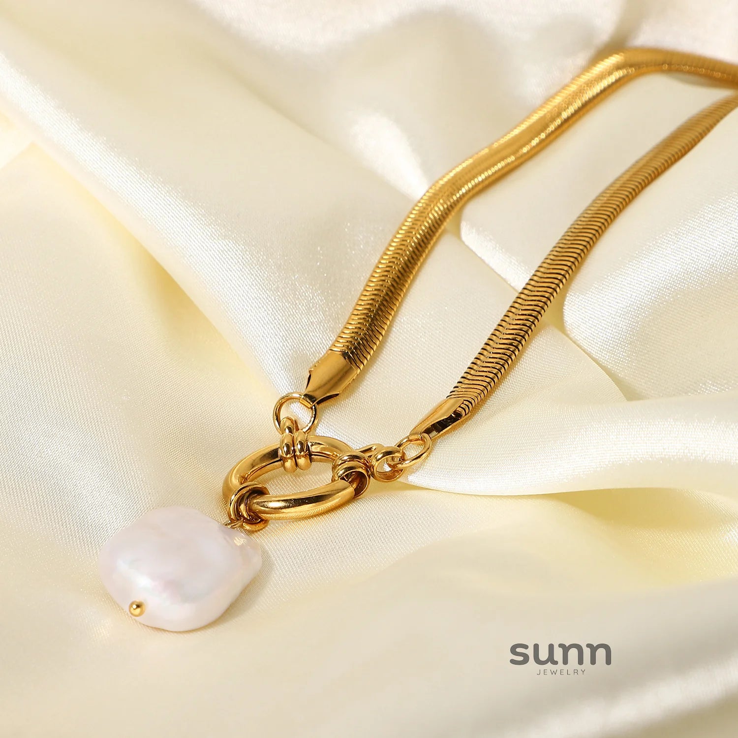 Doreen Gold Heart Layered Necklace