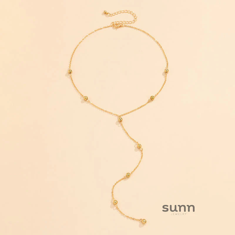 Dorothy Beaded Y-Chain Necklace