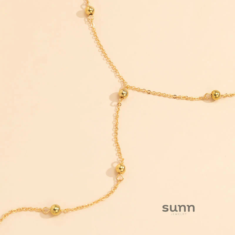 Dorothy Beaded Y-Chain Necklace