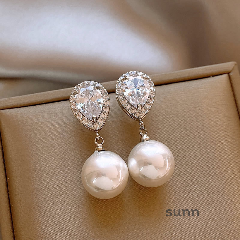 Dream Zirconium Drop Earrings [YX9WJEYJ]