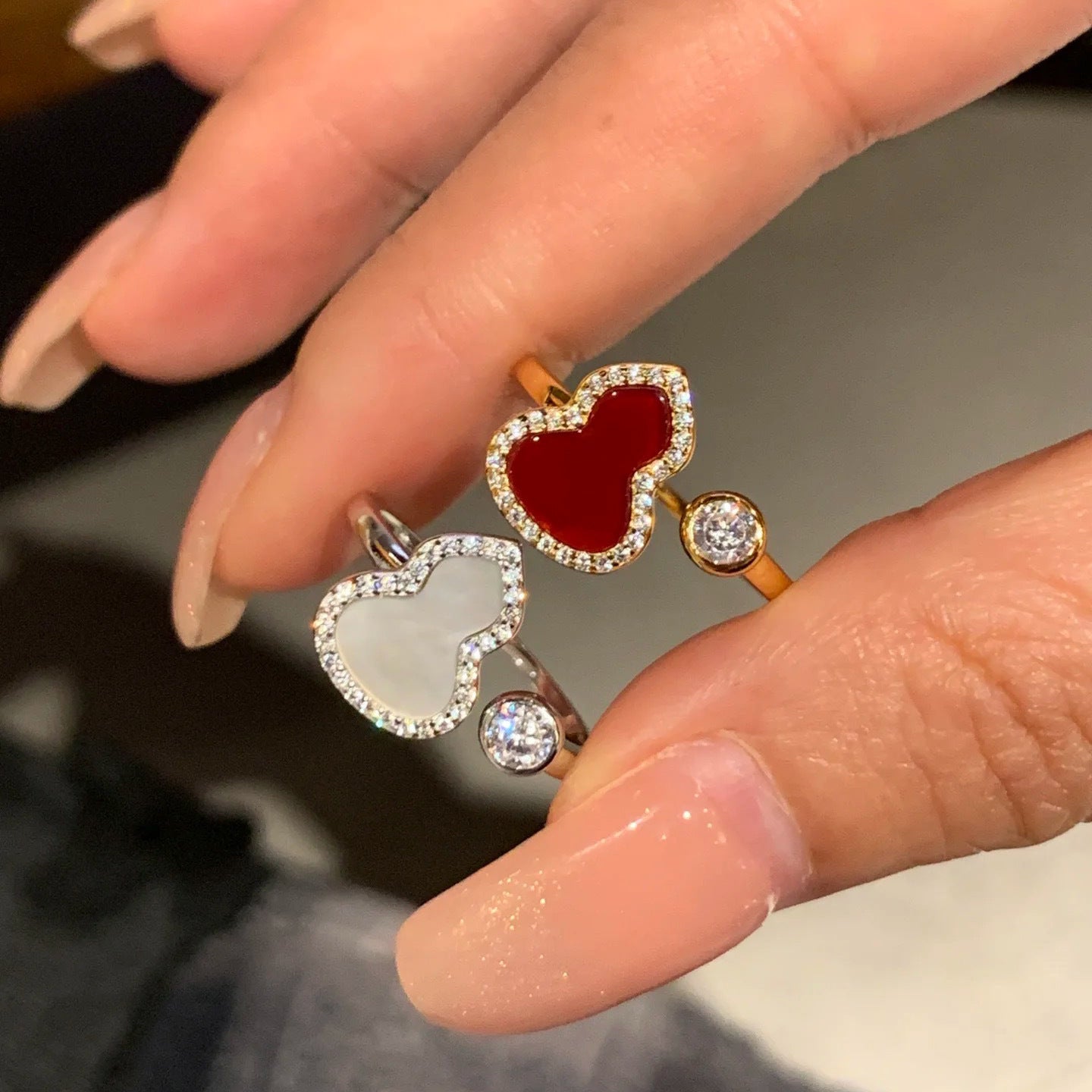 Dreya Diamond Gourd Ring [QTSMLKKP]