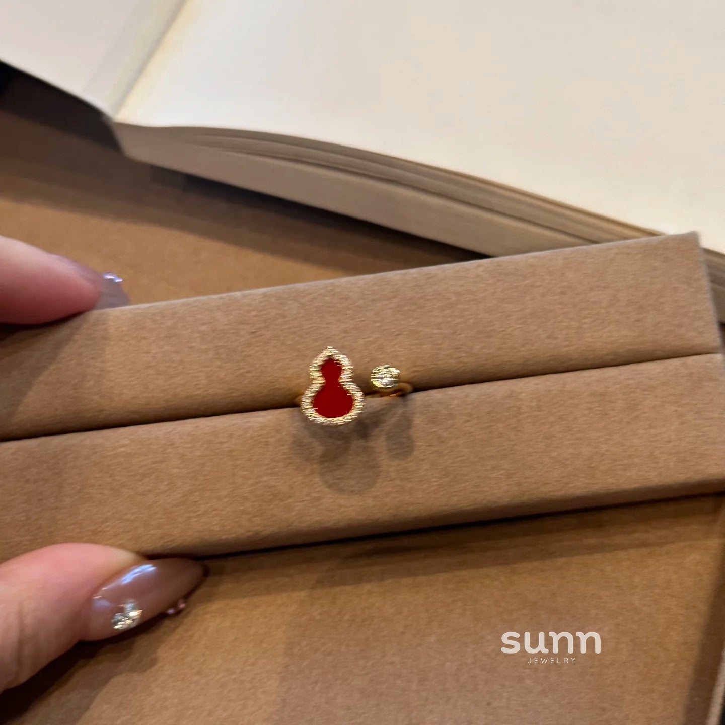 Dreya Diamond Gourd Ring [JRMY5K61]
