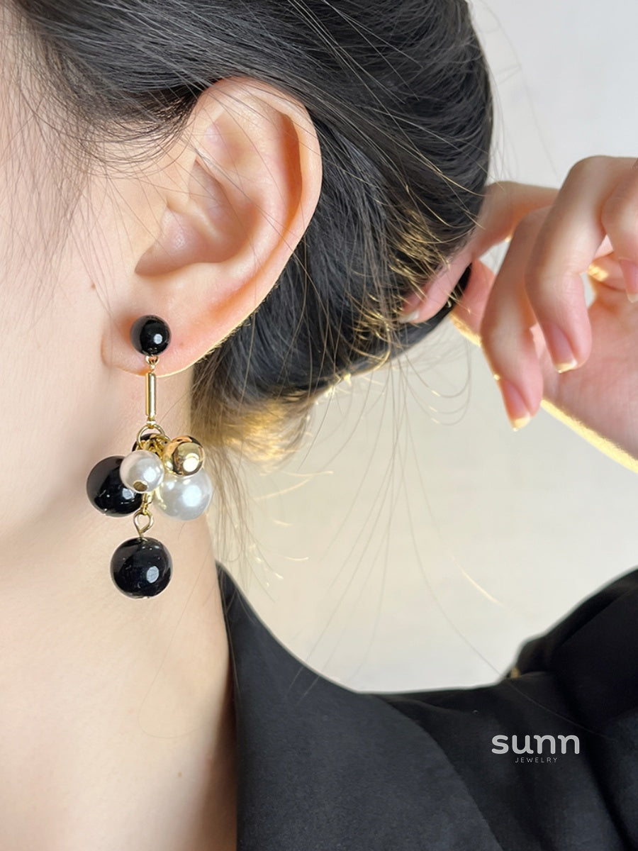 Dua Beaded Grapevine Earrings [GJQ3EOV1]