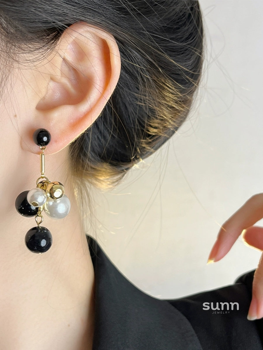 Dua Beaded Grapevine Earrings [356I0Q7W]