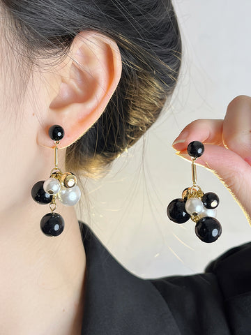 Dua Beaded Grapevine Earrings [356I0Q7W]