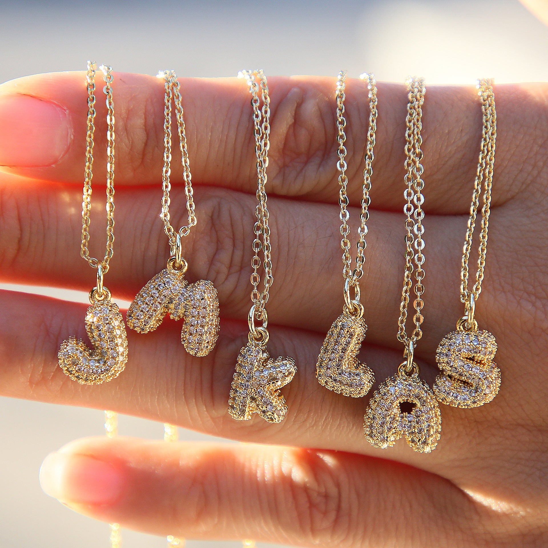 Dyana Balloon Letter Necklace [6VG55KI9]