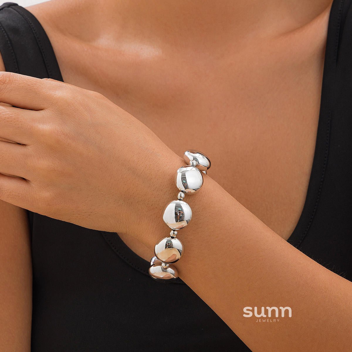 Eastyn Molten Cuff Bracelet [B02EXUZ2]