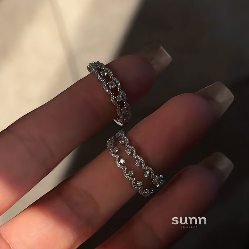 Echo Lace Stacking Ring [6S858KVD]