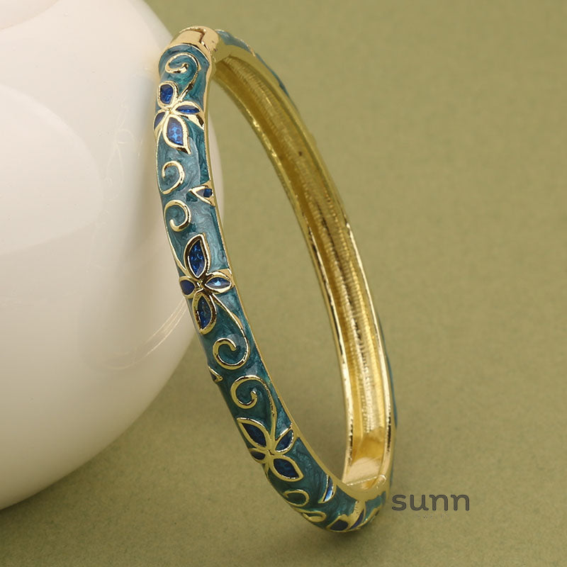 Eden Cloisonne Clover Bracelet [J6GUHB3L]