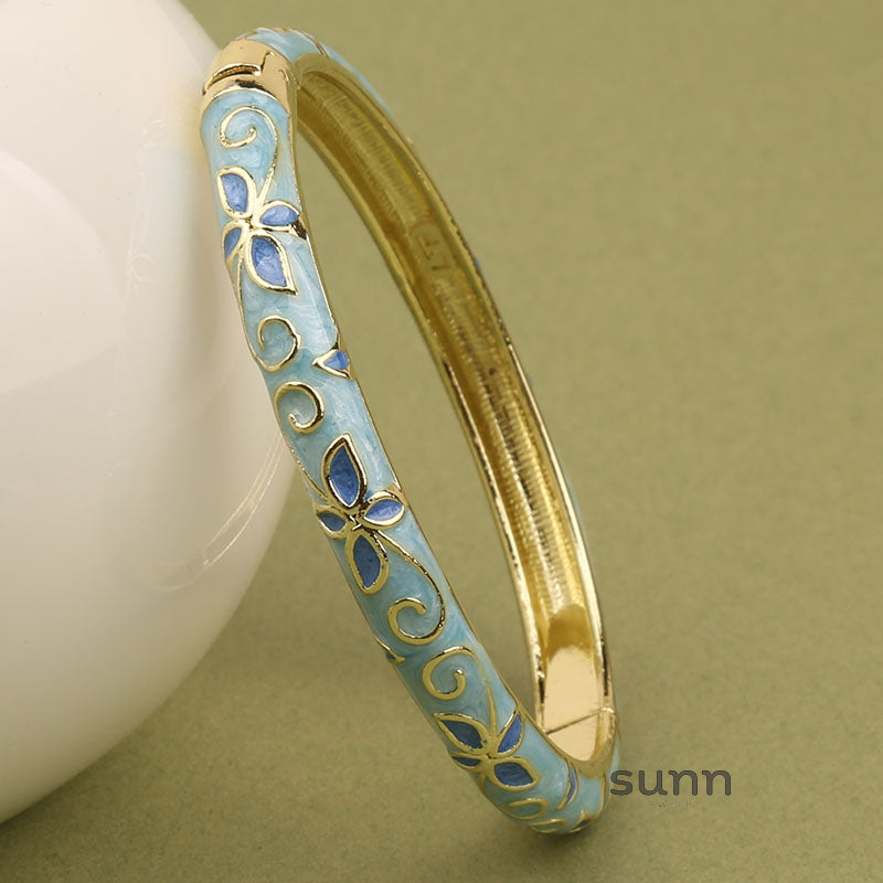 Eden Cloisonne Clover Bracelet [BHBIRYUO]