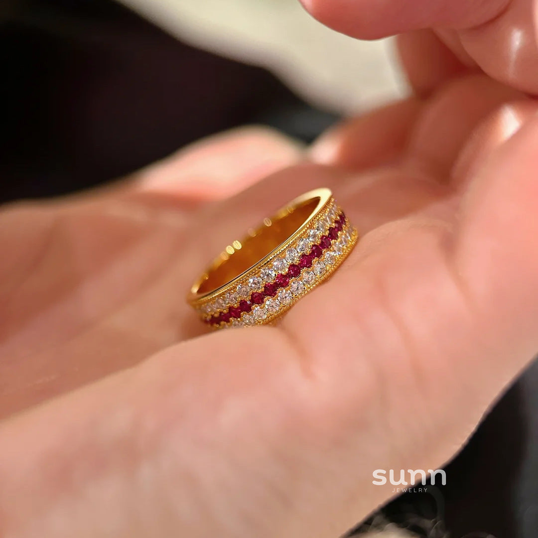 Eira Corundum Pave Ring [CRB797MM]