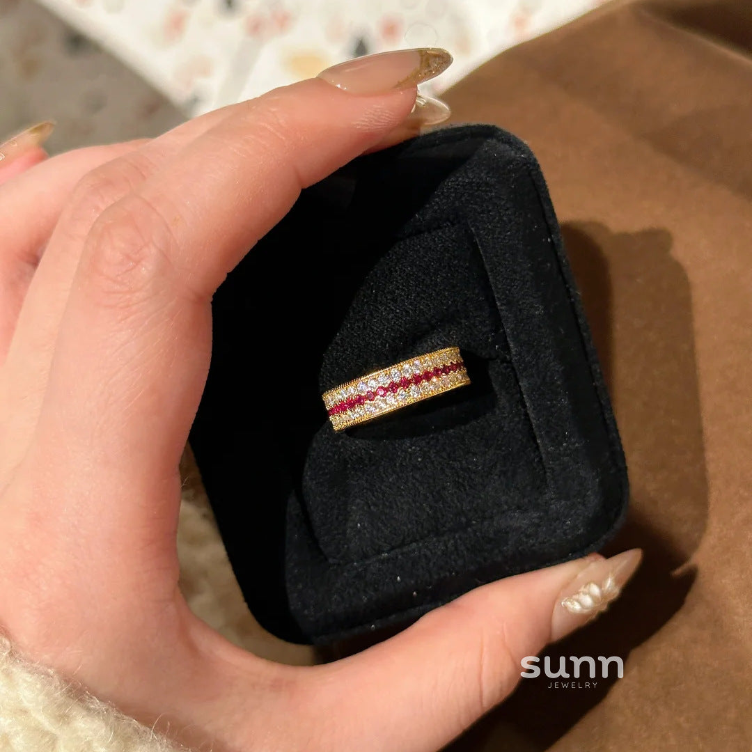 Eira Corundum Pave Ring [TPWT79C3]