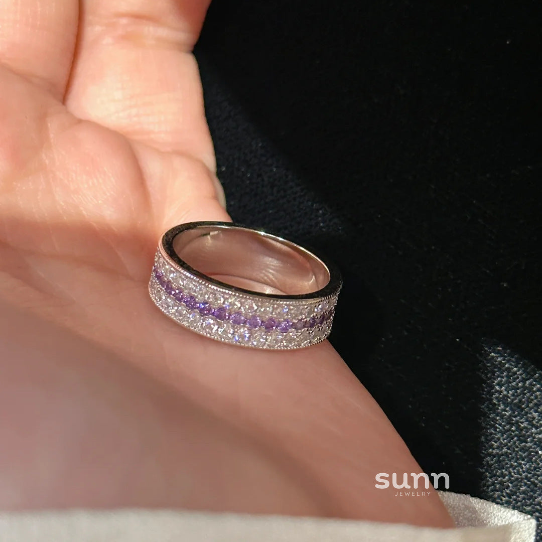 Eira Corundum Pave Ring [6SUGXSK7]