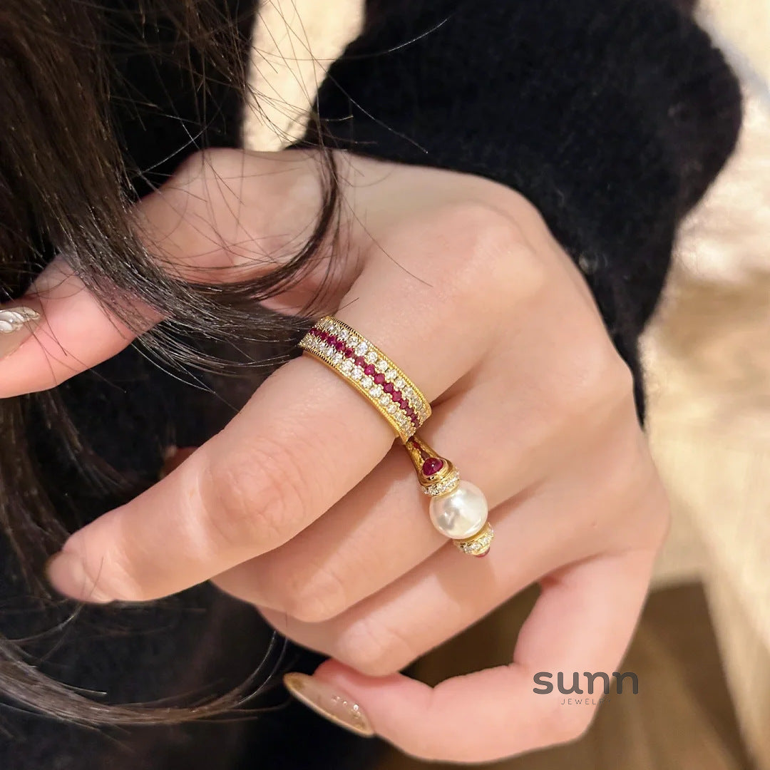 Eira Corundum Pave Ring [UGVMZM7N]