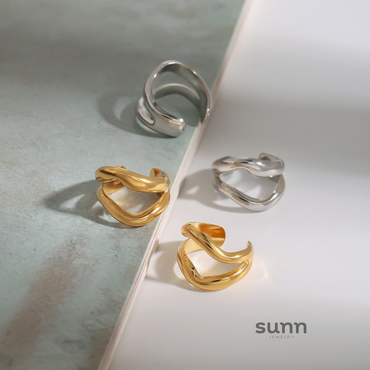 Elaina Geometric Ear Cuff [BX8D9KYW]