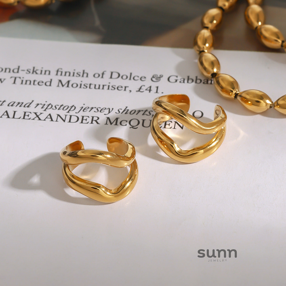 Elaina Geometric Ear Cuff [ADFDJMC5]