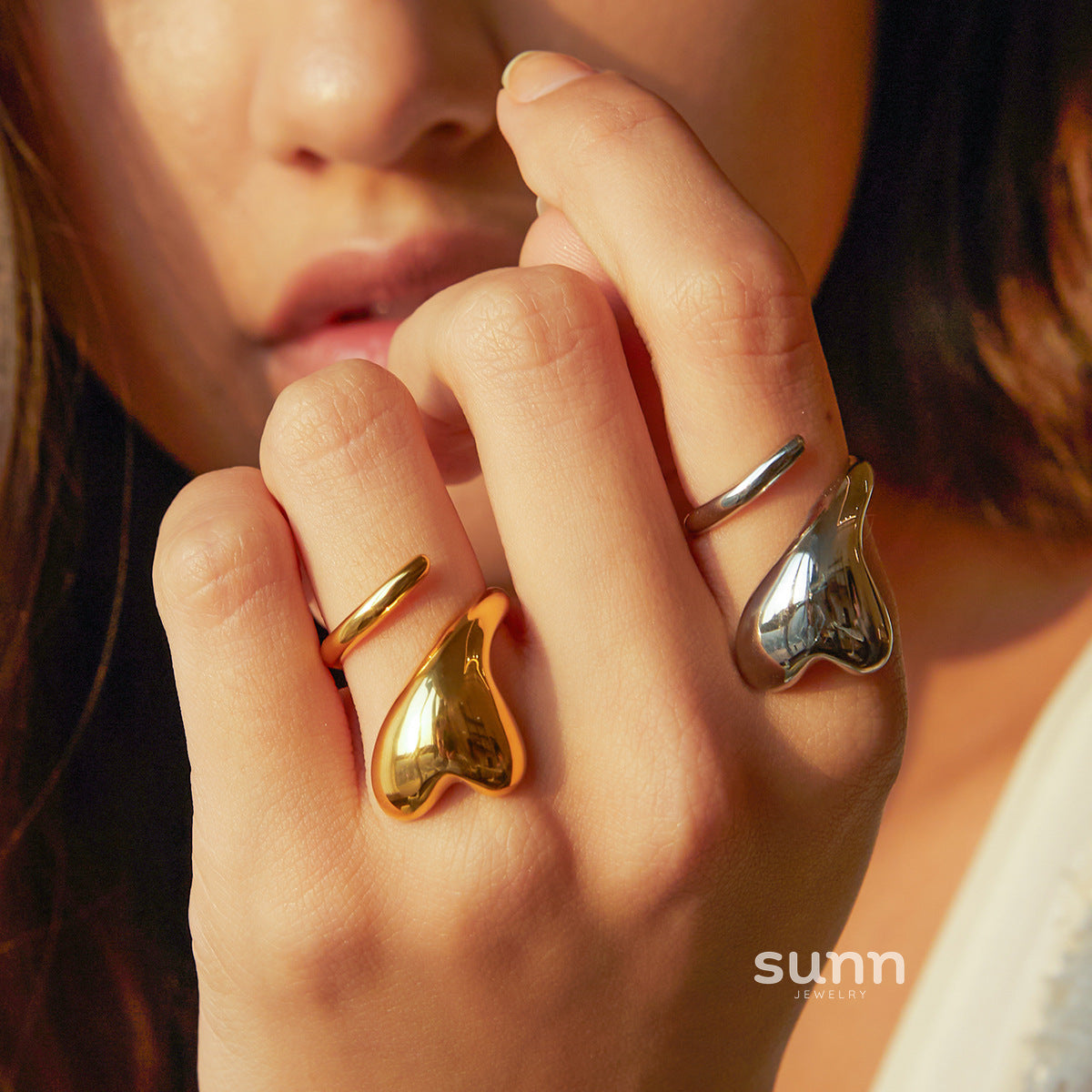Elaine Minimalist Band Ring [1Y2074PS]