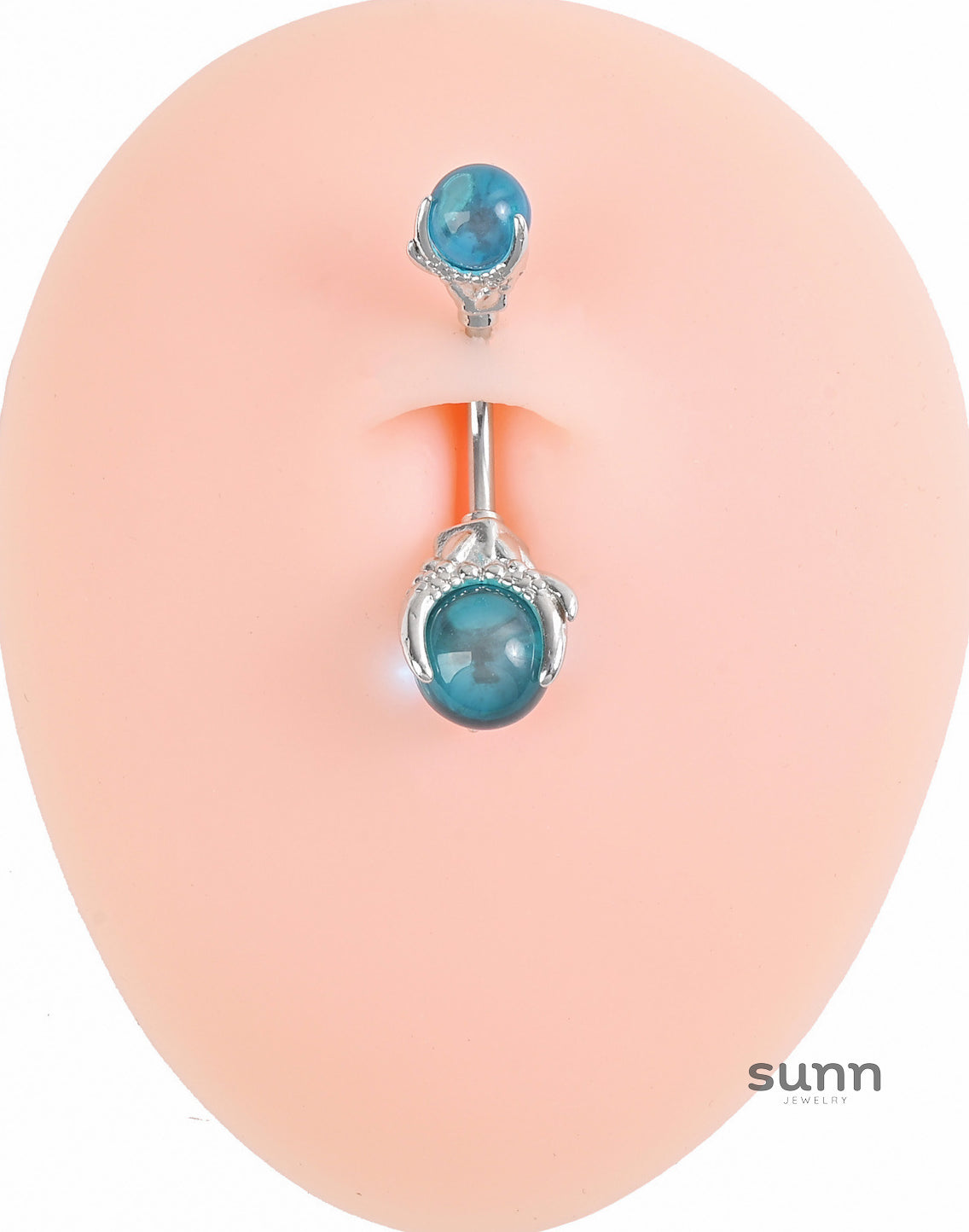 Elanie Amethyst Claw Navel Ring [DYZ86OBE]