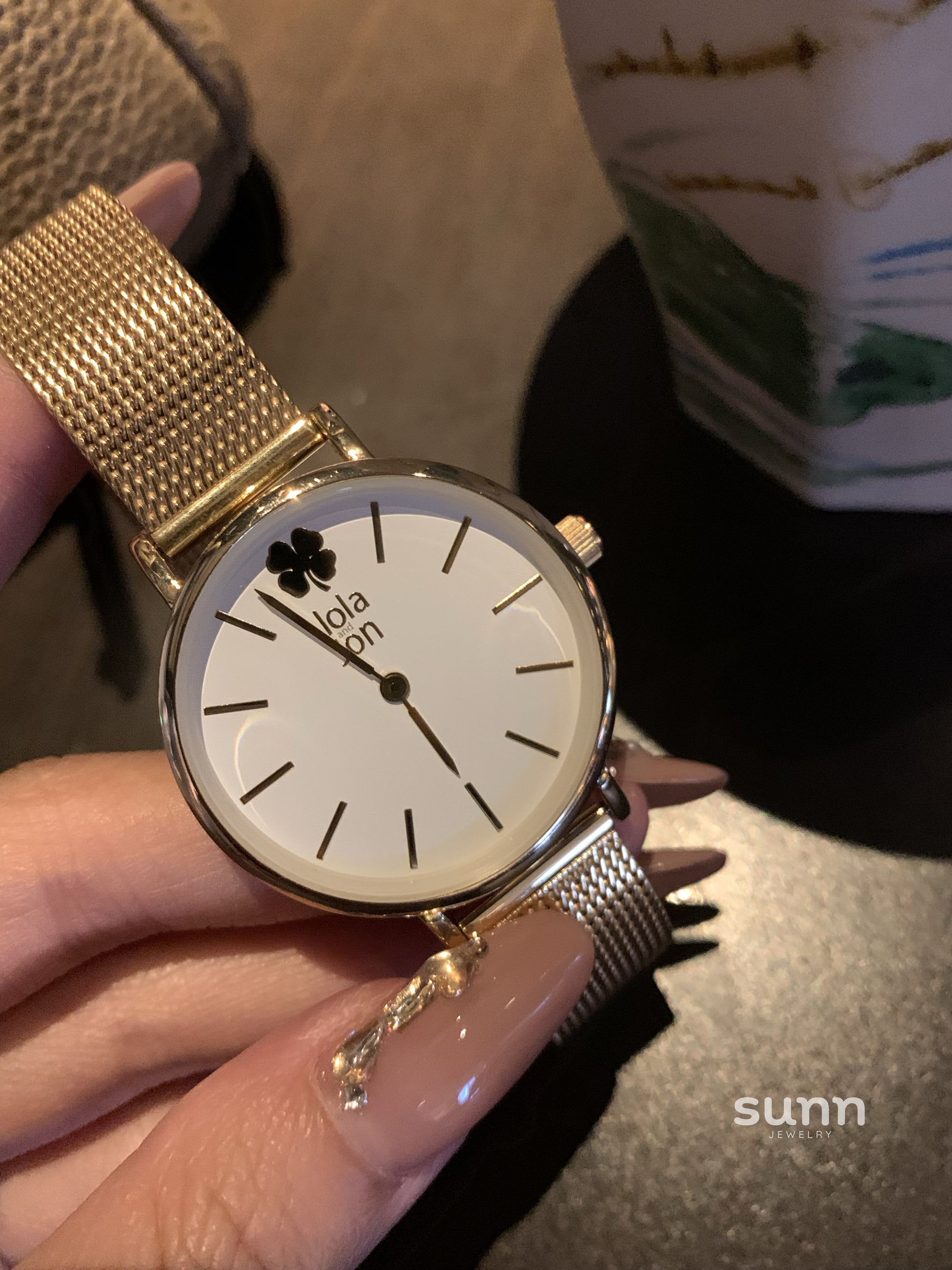 Elanie Luminous Mesh Watch [7DVH5XOL]