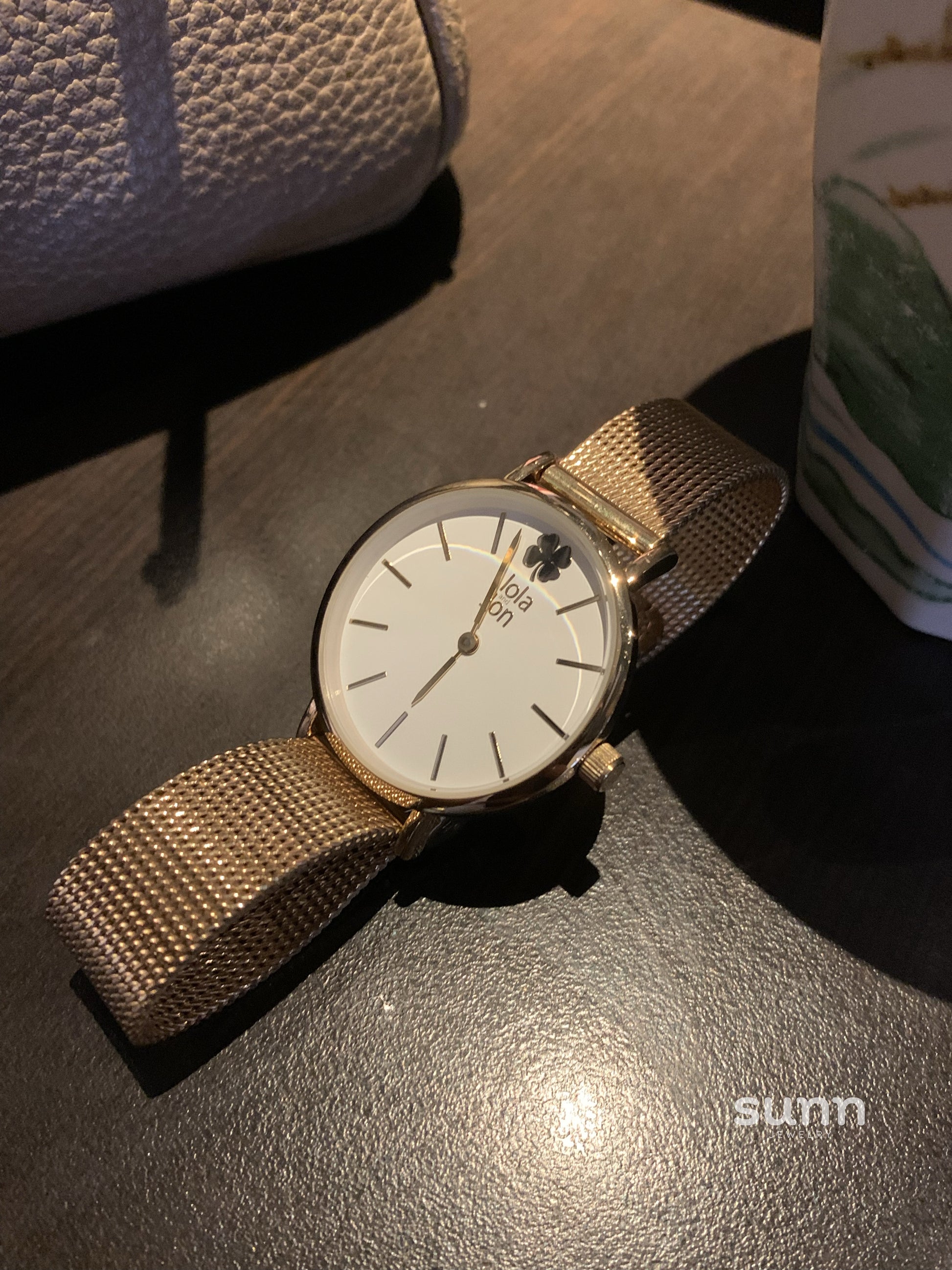 Elanie Luminous Mesh Watch [KQ2O5EV6]