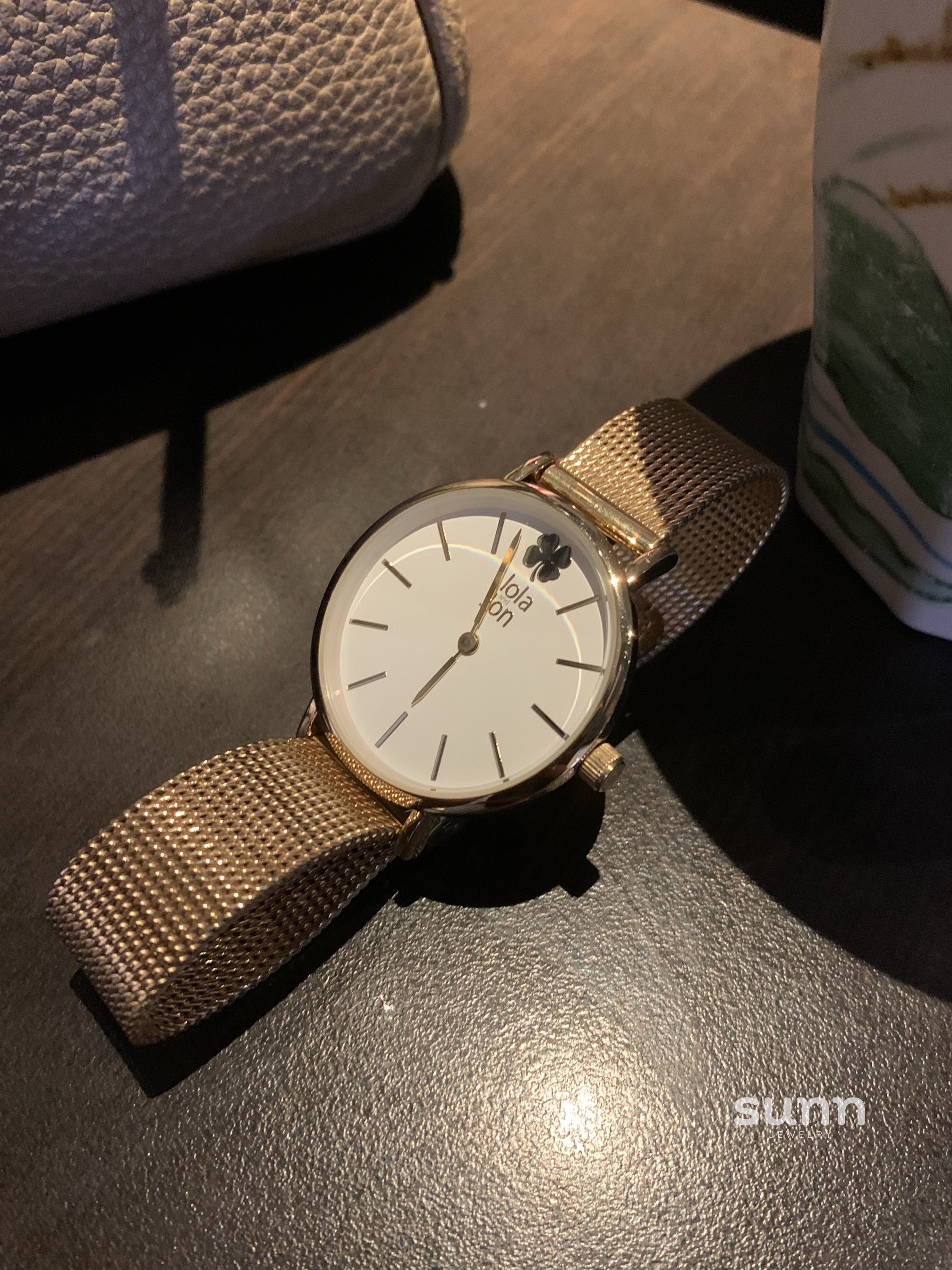 Elanie Luminous Mesh Watch [KQ2O5EV6]
