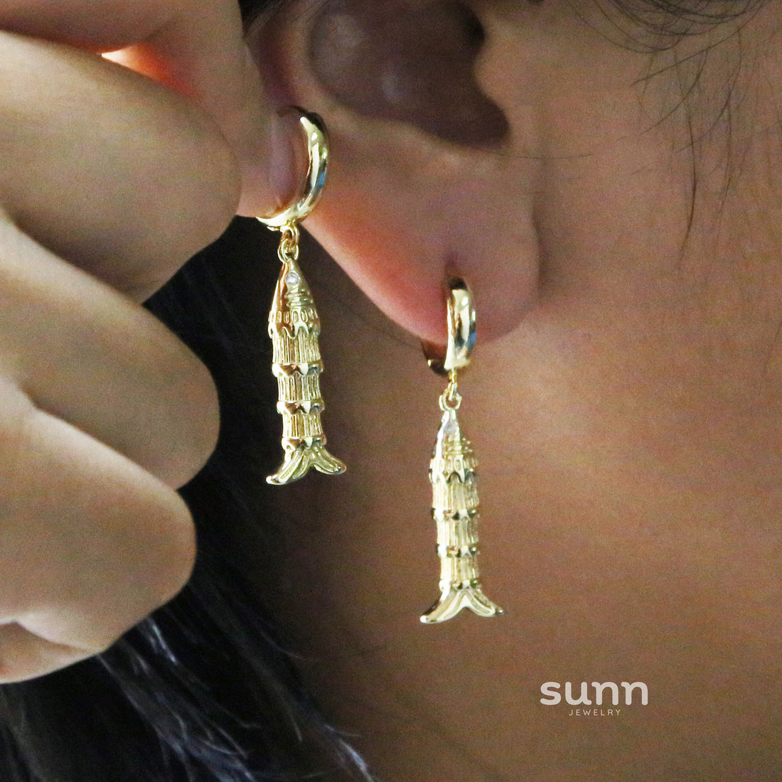 Elayna Aquatic Charm Earrings [5UEME9QH]
