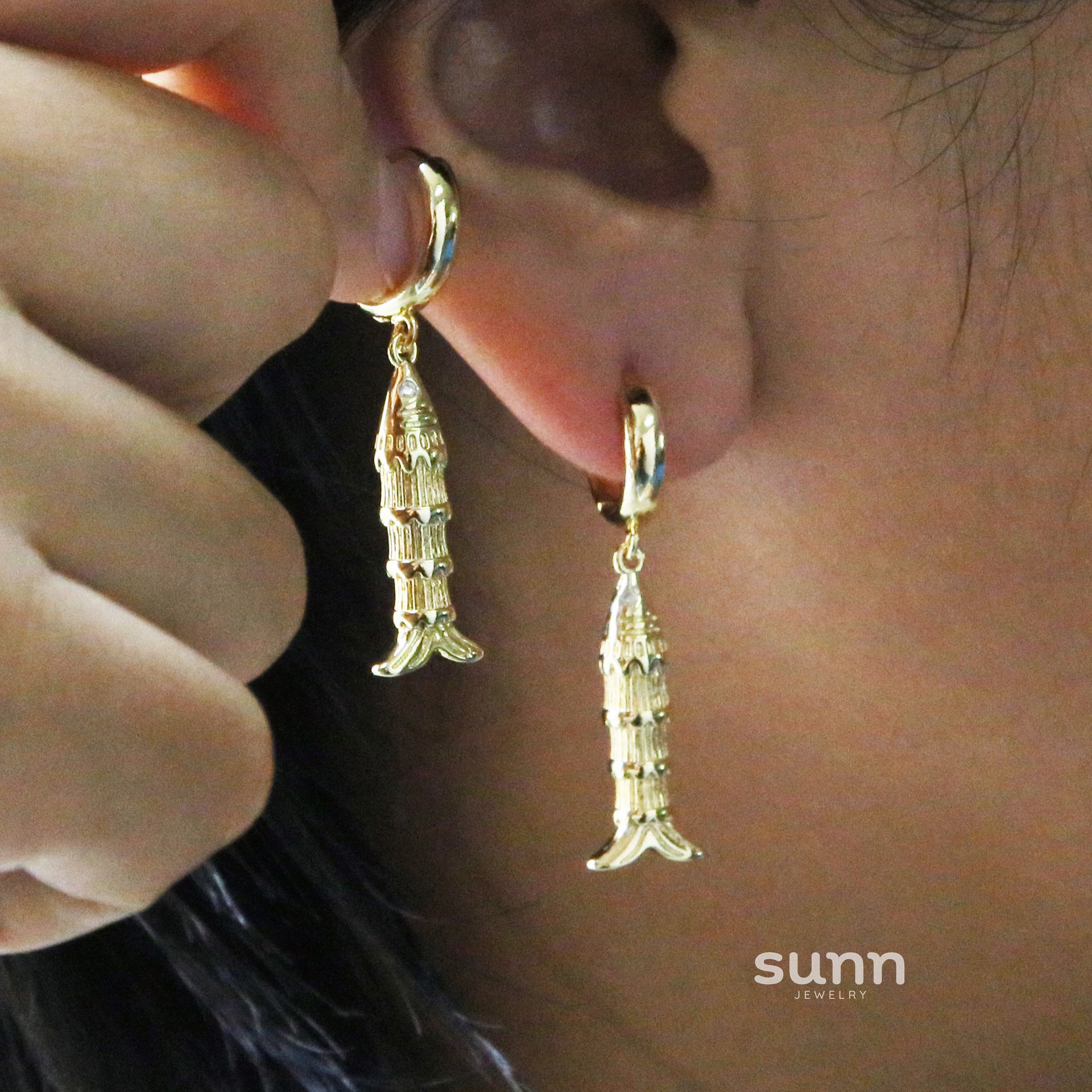 Elayna Aquatic Charm Earrings [PV1XXY5J]