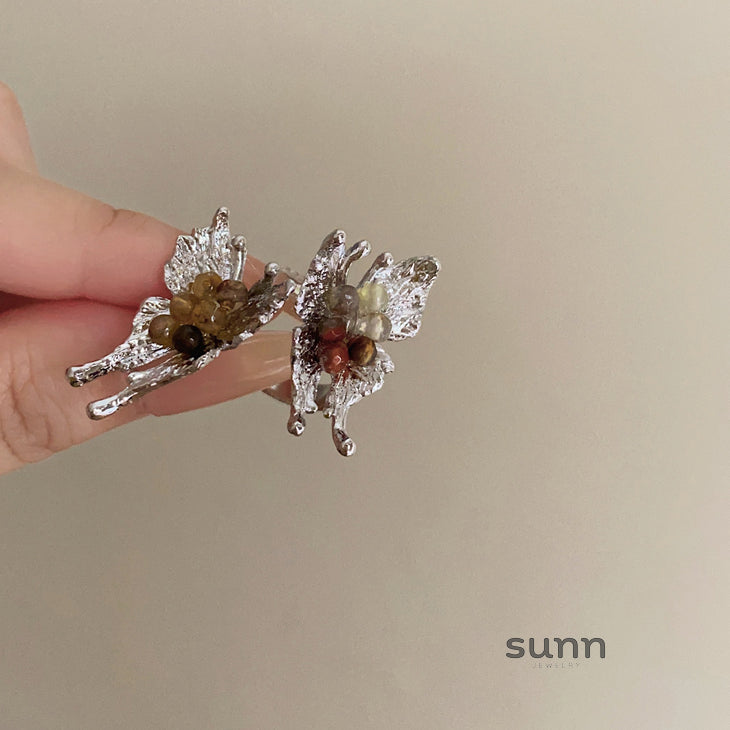 Eldana Sculpted Butterfly Ring [UYVDYN71]