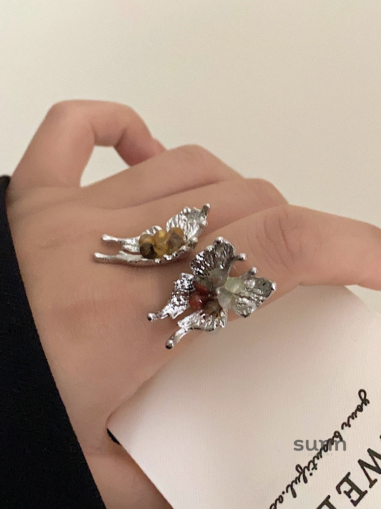Eldana Sculpted Butterfly Ring [9TEA11K2]