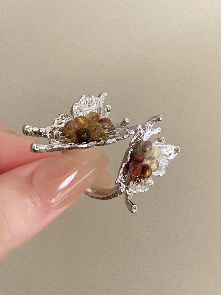 Eldana Sculpted Butterfly Ring [FG7VXPXI]