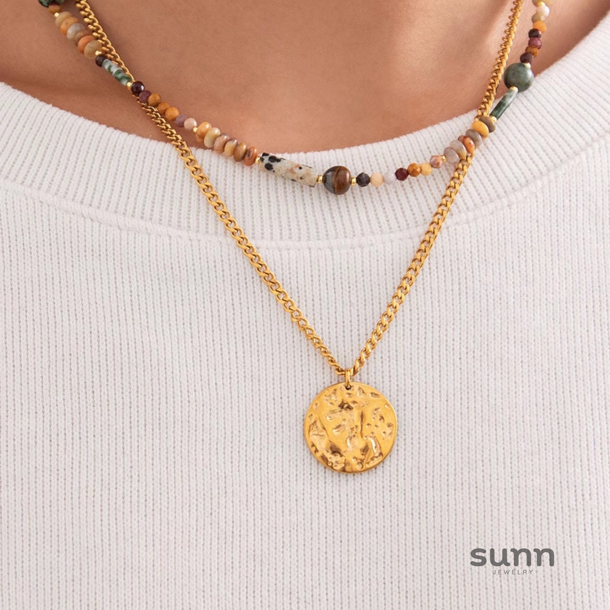 Eleen Dopamine Beaded Necklace [12LZ30BN]