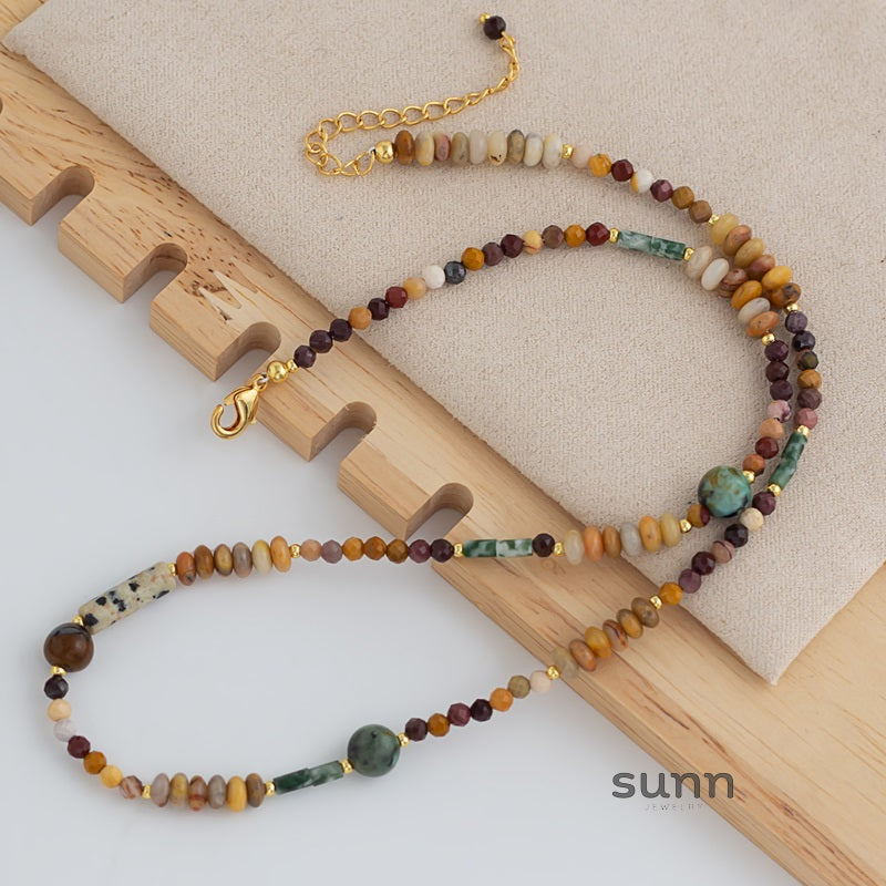 Eleen Dopamine Beaded Necklace [0RSNPSL1]