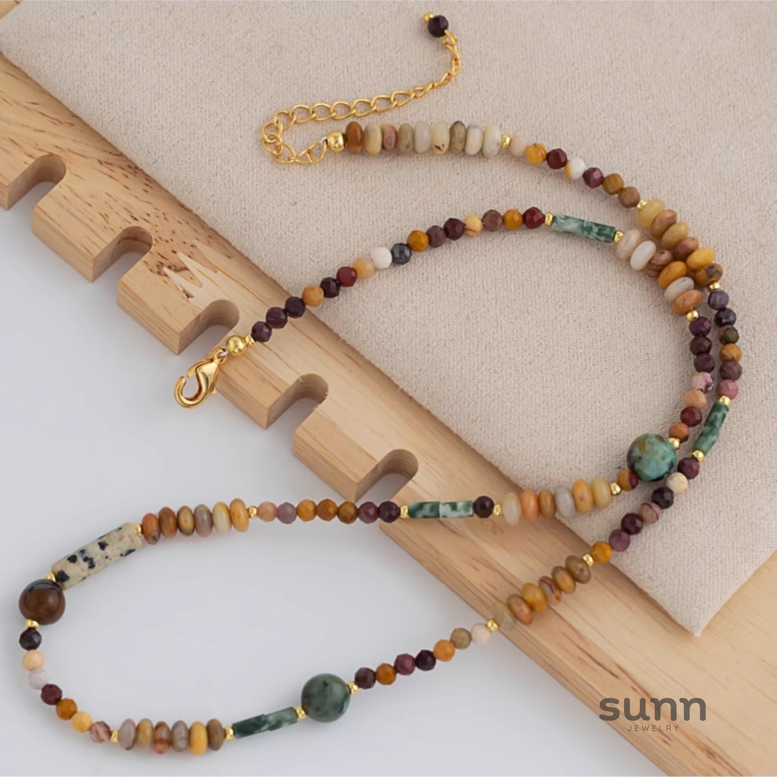 Eleen Dopamine Beaded Necklace [AEE4K7QN]