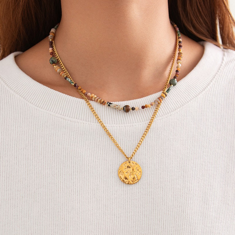 Eleen Dopamine Beaded Necklace [QWOMS86Y]