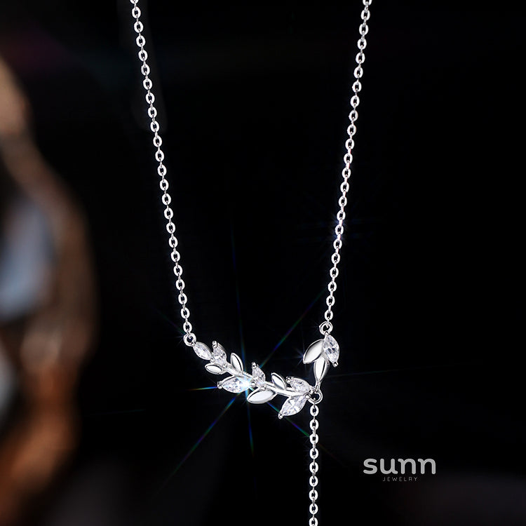 Elenora Gilded Wheat Necklace