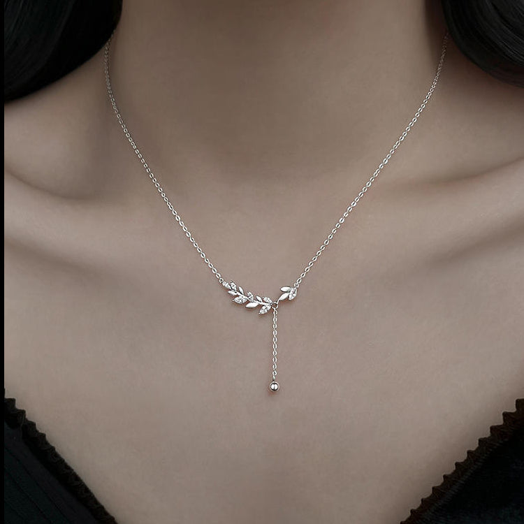 Elenora Gilded Wheat Necklace