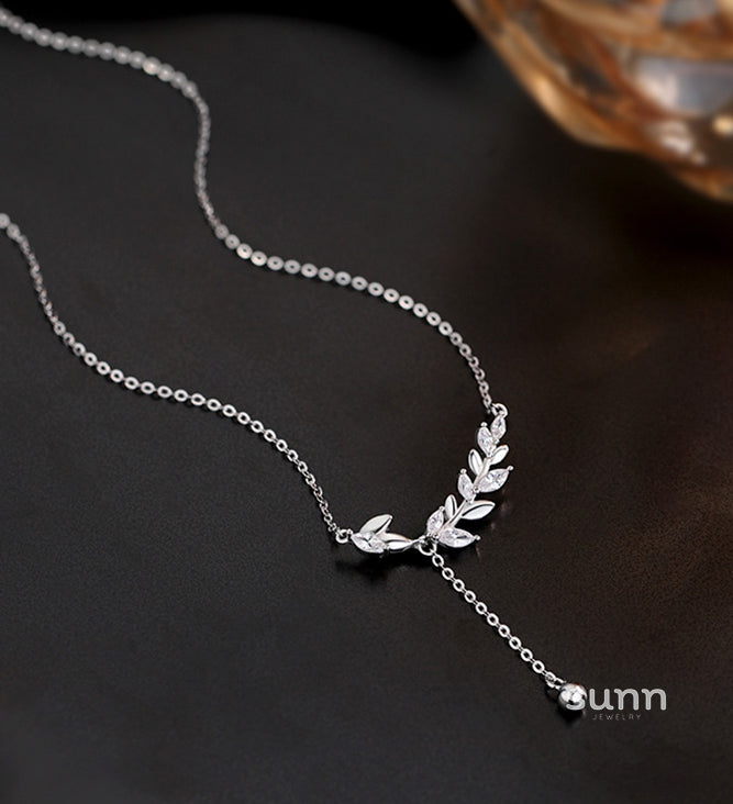 Elenora Gilded Wheat Necklace