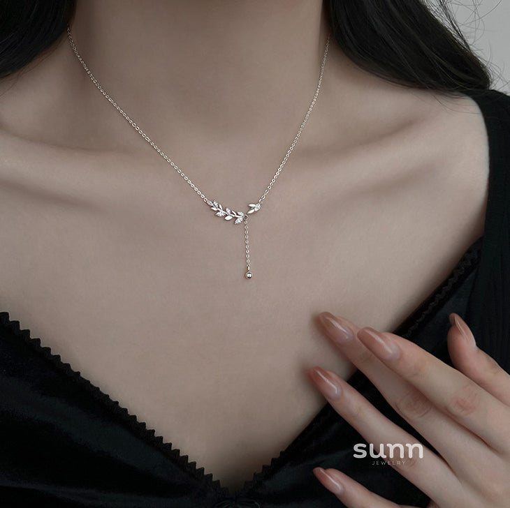 Elenora Gilded Wheat Necklace