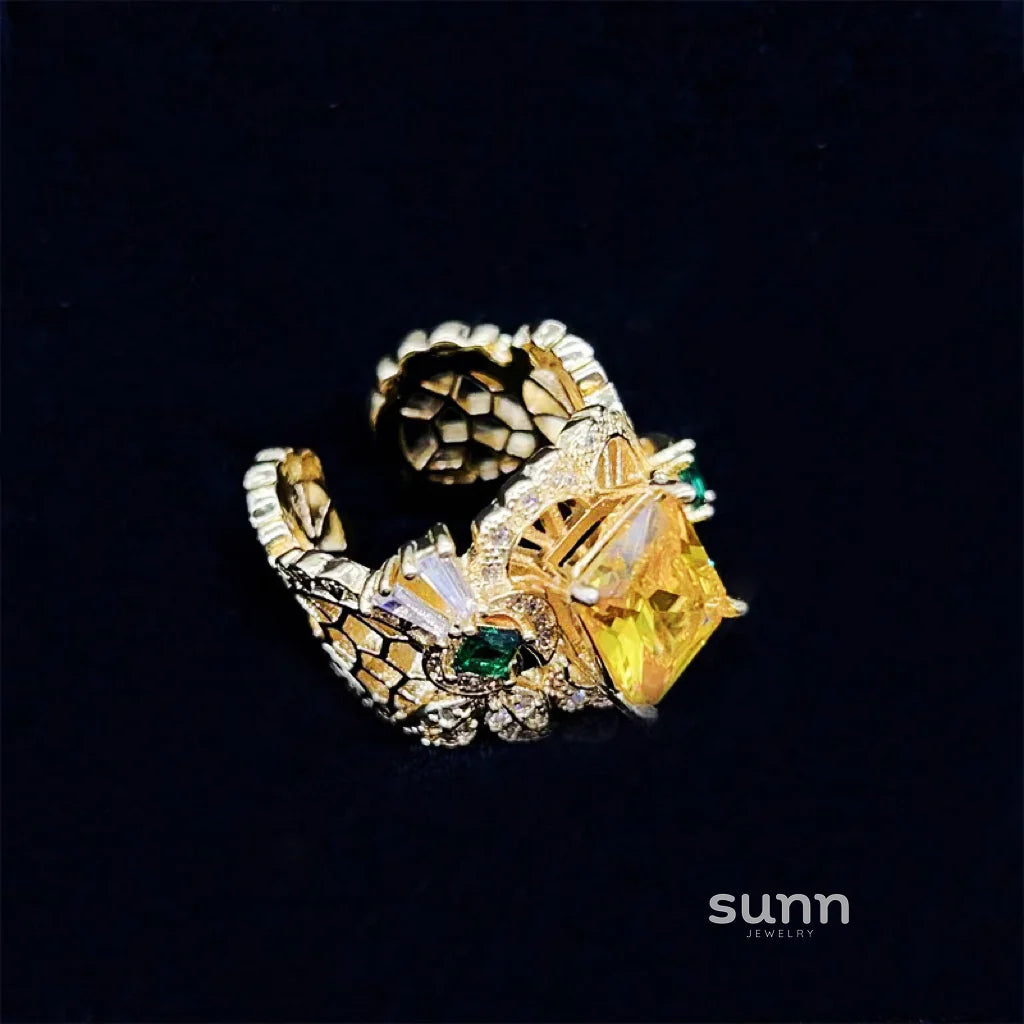 Eleonora Ornate Gemstone Ring