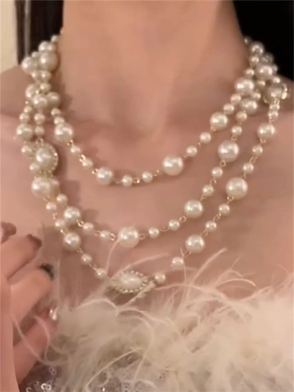 Eleonore Pearl Layered Necklace