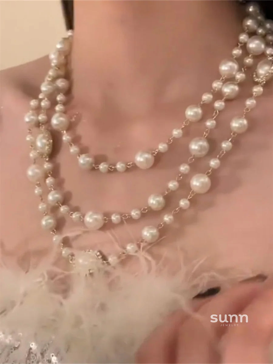 Eleonore Pearl Layered Necklace