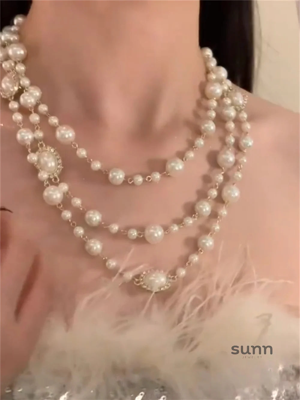 Eleonore Pearl Layered Necklace