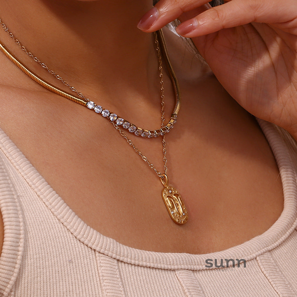 Eli Constellation Pendant Necklace [8AGVF46G]