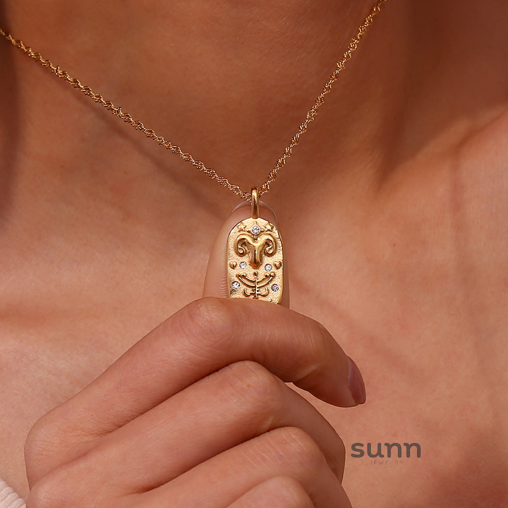 Eli Constellation Pendant Necklace [GNN53E5R]